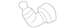 Genuine Audi Headlight Washer Hose Connector 8U0-955-665. Fixed Price $18.63.