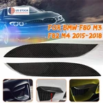 Real Carbon Fiber Front Bumper Air Vent Eyelid Covers For 2015-18 Bmw F80 M3 F82. Fixed Price $85.83.
