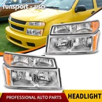 Chrome Headlights + Bumper Lamps For 2004-2012 Chevy Colorado Gmc Canyon. Fixed Price $80.99.