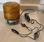 Star Headlight & Lantern Co Amber Strobe Model 2005 12 Volt. Fixed Price $24.00.
