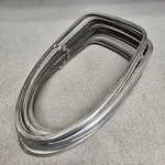 Tail Light Lens Chrome Trim Rings Set Of 2 Pair Volkswagen T1 Bug Beetle 1968-70. Fixed Price $27.50.