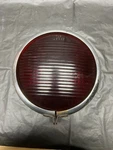Vintage Ls 385 Red Glass Lens W/chrome Ring. Fixed Price $19.95.