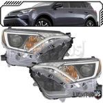 Pair Lh Rh Capa Halogen Headlights For Toyota 16-18 RAV4. Fixed Price $300.10.