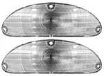 1955 Chevrolet Belair 210 150 Parking Light Lens Pair Clear Trim Parts. Fixed Price $20.95.