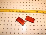 Mercedes Oem 94-95 W124 E320 E420 E500 Black Backing Safety Reflectors. Fixed Price $39.50.