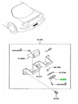 Mazda Genuine RX-7 FD3S Rear License Plate Lamp Lens Cover Set G225-51-274B. Fixed Price $41.71.