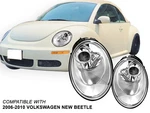 For 2006-2010 Volkswagen New Beetle Headlamp Pair Left Right VW2519109 VW2518109. Fixed Price $298.75.