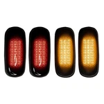 Recon 264131BK Amber & Red Fender Led Lights (4 Pc) Smoked For Dodge 02-09 Ra.... Fixed Price $132.28.