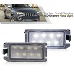 White Led License Plate Number Light Tag Lamps For Jeep Grand Cherokee 2014-2020. Fixed Price $12.02.