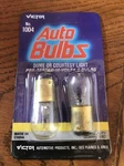 Victor 12 Volt 1004 Dome Courtesy Bulbs (new) QTY-6 Free Same Day Shipping!. Fixed Price $8.59.