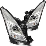 Pair Hid Xenon Projector Headlights W/ Led Drl For Cadillac Xts Luxury 2013-2017. Fixed Price $409.99.