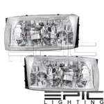 Headlights Headlamps For 1996-1998 Nissan Quest Villager Pair Left Right Set. Fixed Price $141.48.