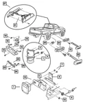 Genuine Mopar License Lamp Lens 4357065AB. Fixed Price $15.56.