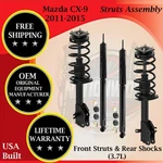 Monroe Front Strut Assembly & Rear Shocks For 2011-2015 Mazda CX-9 Yr Warranty. Fixed Price $413.20.