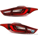 Vland Red Led Tail Lights For 2011-2016 Hyundai Elantra Sequential Rear Lamp L+r. Fixed Price $186.29.
