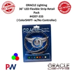 Oracle Lighting 36" Led Flexible Strip Retail Pack Universal Colorshift 4207-333. Fixed Price $49.52.