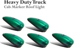 Heavyduty Top Roof Running 5 Pcs Green Cab Lights Kit Trailers. Fixed Price $63.29.