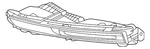 Genuine Land-rover Fog Lamp Assembly LR142093. Fixed Price $470.63.