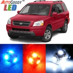 18 Premium Xenon White Led Lights Interior Package Kit For Honda Pilot 03-05. Fixed Price $20.88.