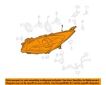 Mazda Oem 12-13 Front Lamps Components-headlamp Assy BFD1510L0D. Fixed Price $425.76.