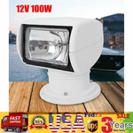 100W 360 Degree Turn Boat Remote Control Spotlight Long Distance Searchlight. Fixed Price $81.17.