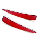 Pair Of Red Rear Bumper Reflector Lights For 2012-2014 Toyota Yaris Ce. Fixed Price $18.99.