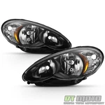 Black 2006-2010 Chrysler Pt Cruiser Headlights Headlamps Aftermarket Left+right. Fixed Price $125.99.