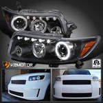 Black Fits 2008-2010 Scion Xb Led Halo Projector Headlights Lamps L+r Pair 08-10. Fixed Price $194.38.