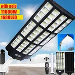 Outdoor Commercial 11KW Led Solar Street Light IP67 Dusk-to-dawn Road Lamp+pole. Fixed Price $88.99.