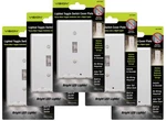 5 Pack Of Vision Led Night Light Toggle Switch Cover Plate Model # 460149WCD. Fixed Price $47.09.