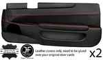 Red Stitch 2X Full Door Card Leather Covers Fits Toyota Lexus Soarer Sc 300. Fixed Price $707.01.