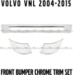 Volvo Vnl Semi Truck 2004-2015 Chrome Trim Set Center Corner Bumpers 3PCS. Fixed Price $99.99.
