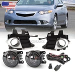 Bumper Fog Light Lamps Chrome Cover Wires Switch Relay Kit For Acura Tsx 11-2014. Fixed Price $86.26.