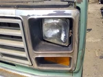 Driver Left Headlight Chrome Grille Fits 82-86 Bronco 2611174. Fixed Price $107.00.