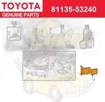 Genuine Lexus Is Models 81135-53240 Cover Headlamp Back NO-1 Right. Fixed Price $45.58.
