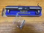 Speedway Motors #91050175 Universal Fit 8.250" Stainless License Plate Light. Fixed Price $28.49.