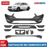 2013-2019 Ford Taurus Front Bumper Cover Grille Assembly Kit Set Chrome Trim. Fixed Price $189.99.