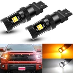 2X White Amber Dual Color 3157 Led Turn Signal Parking Light Bulbs For Toyota. Fixed Price $20.98.