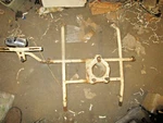 Mg Td Spare Tire Mount Cage Bracket And License Lamp. Fixed Price $60.00.