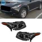 Lh+rh For Infiniti FX35 FX50 QX70 2009-2017 Headlights Hid W/o Afs Sport Pkg. Fixed Price $392.85.