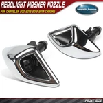 2PCS Left & Right Headlight Washer Nozzle Jet Chrome For Chrysler 300 2012-2014. Fixed Price $56.19.