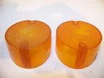 1963 64 Plymouth Valiant Amber Turn Signal Lenses Oem #2424475. Fixed Price $59.98.