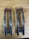 1948 1949 1950 Packard Left And Right Parking Lamp Bezel Trim 415620 415621. Fixed Price $45.00.