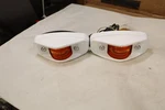 (2 Per Lot) Vintage Yankee Ceramic 71/78 Amber Lens Marker Lights, Pn 2068074 Rm. Fixed Price $49.99.