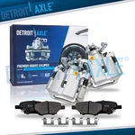 Rear Disc Brake Calipers & Ceramic Pads Kit For Chevrolet Malibu Hhr G6 G5. Fixed Price $146.45.