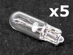 Volkswagen Audi (1988-2003) Bulb (12V 2.1W) Set Of 5 Osram-sylvania Oem. Fixed Price $20.30.