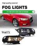 Pair Claer Lens Fog Lights For 2015-2016 Audi A3 Sedan Halogen Front Bumper Lamp. Fixed Price $56.99.