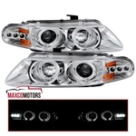 Projector Headlights Fits 1997-2000 Chrysler Sebring Dodge Avenger Led Halo Lamp. Fixed Price $146.49.