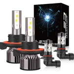 For Mazda Tribute 2008-2011 6000K Led Headlight High/low+fog Bulbs Combo. Fixed Price $28.89.