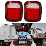2X Stop Turn Tail Brake Backup 16 Led Marker Light For Trailer Jeep Semi Truck. Fixed Price $34.89.
